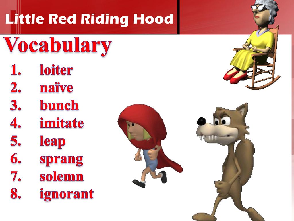 Little Red Riding Hood. - ppt download