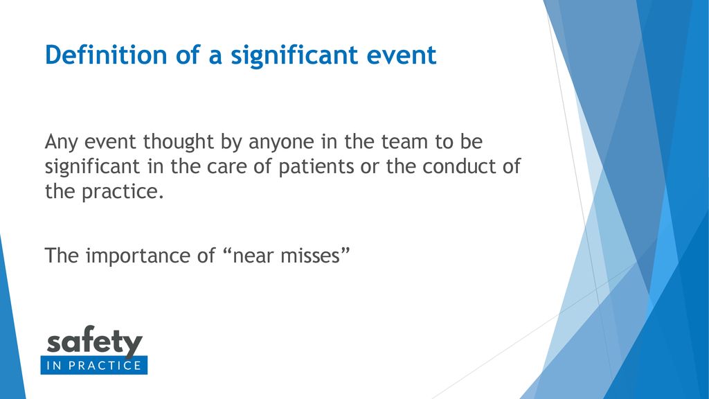 Learning From Significant Events Ppt Download
