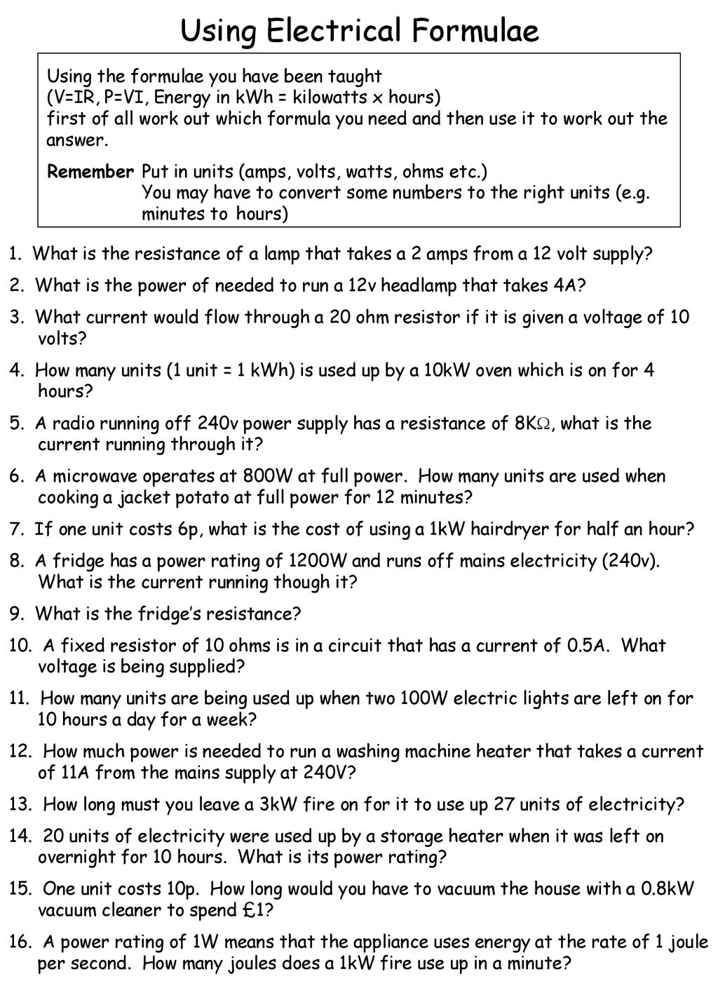 using-electrical-formulae-ppt-download