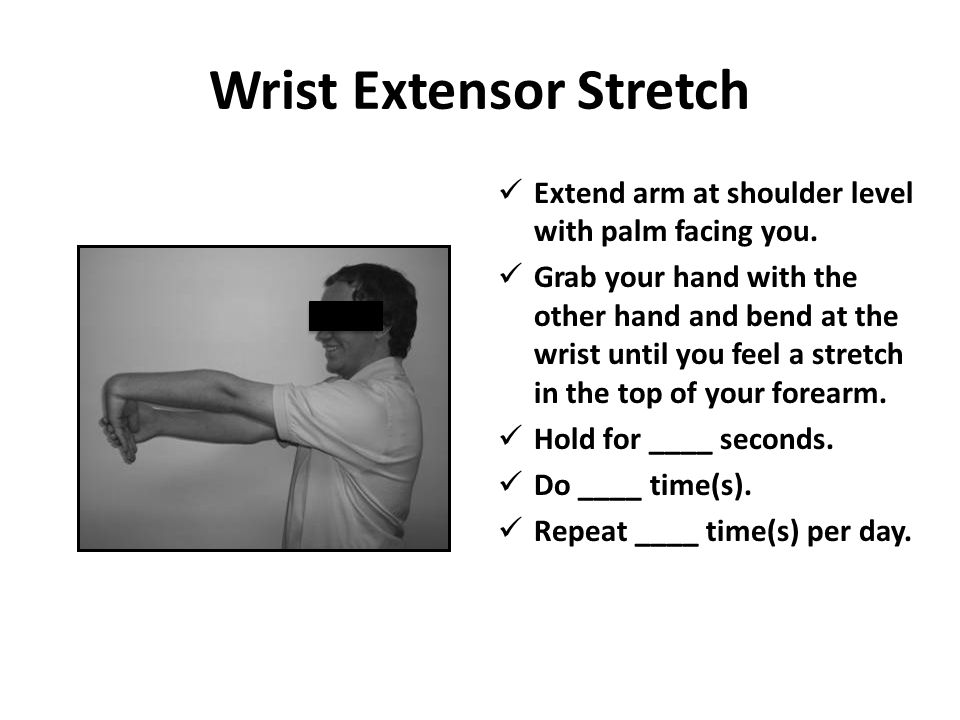 Wrist Extensor Stretch