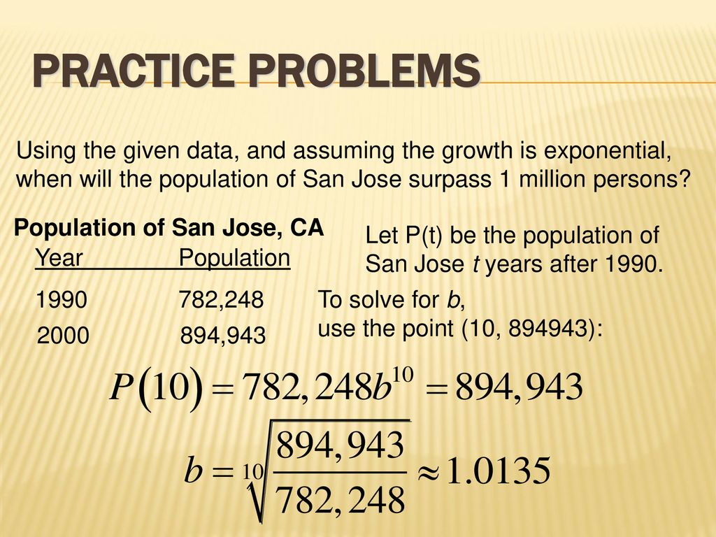 Modeling with Exponential Growth and Decay ppt download