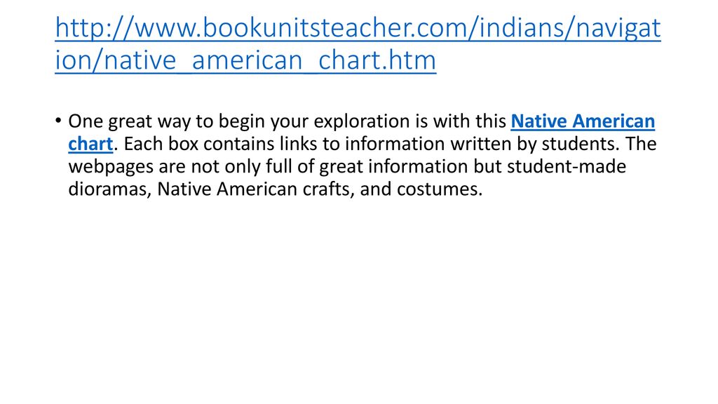 Bookunitsteacher Com Indians Navigation Native American Chart Htm