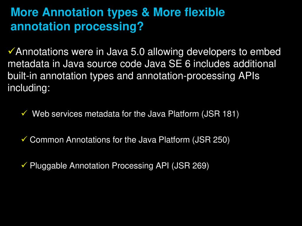 JDK 1.6 change summary D. MANIKANDAN. - ppt download