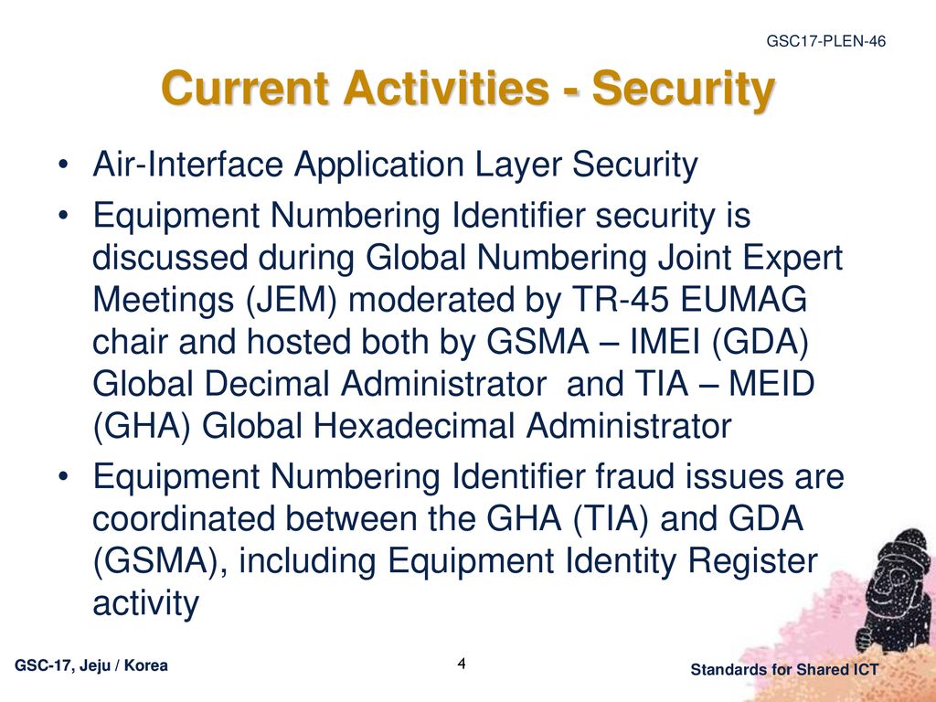 Tia update on security and lawful intercept ppt download