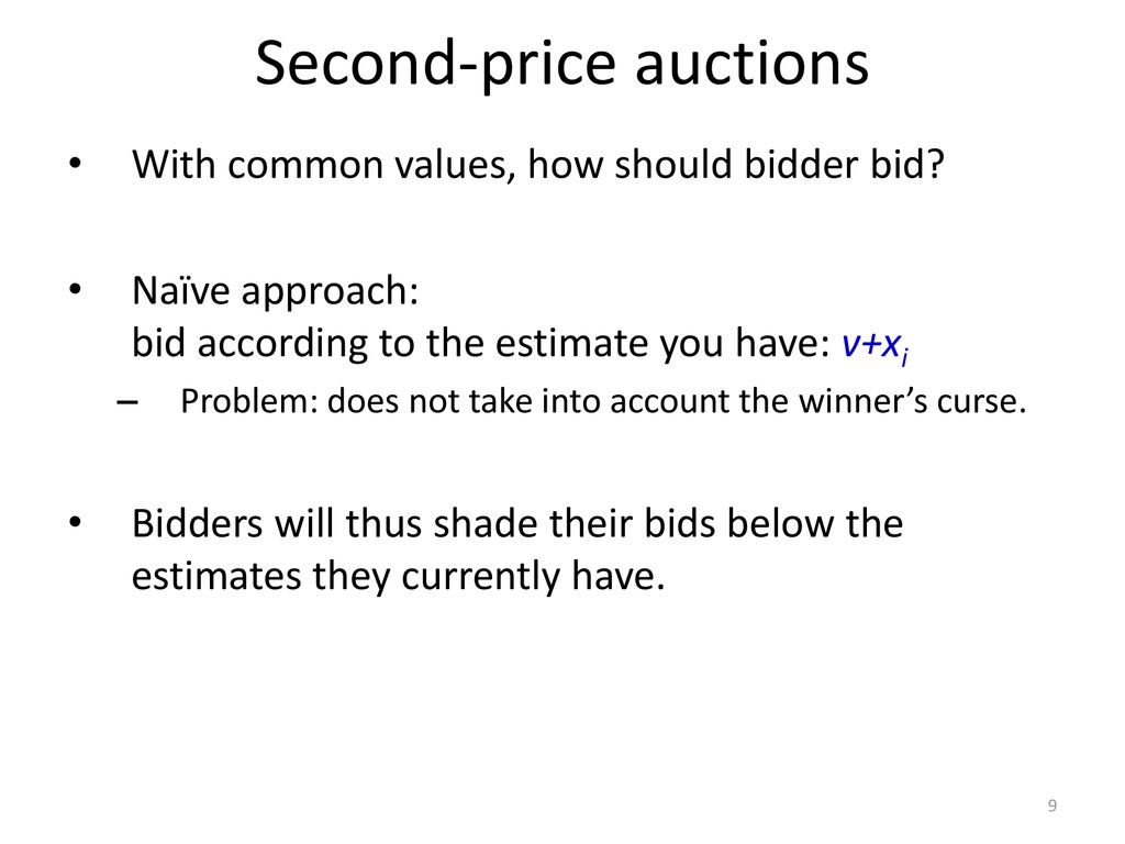 Second-price auctions