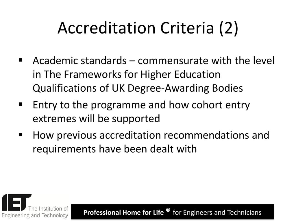 Academic Accreditation - Ppt Download