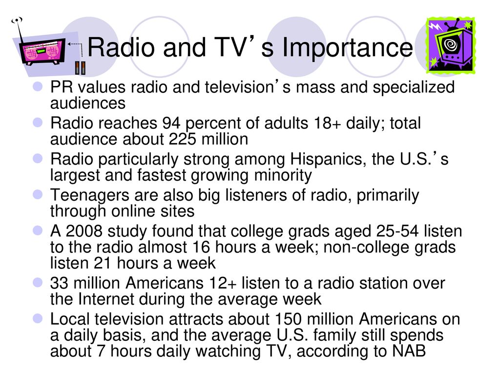 Role of Radio, Television and Online broadcasting - ppt download