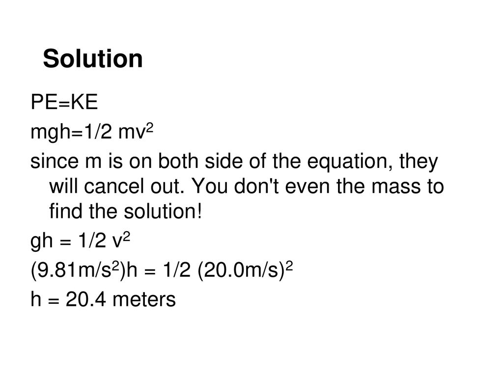 Conservation Of Energy Ppt Download Conservation Of Energy Ppt Download