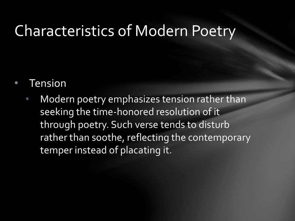Modernist Poetry ppt download