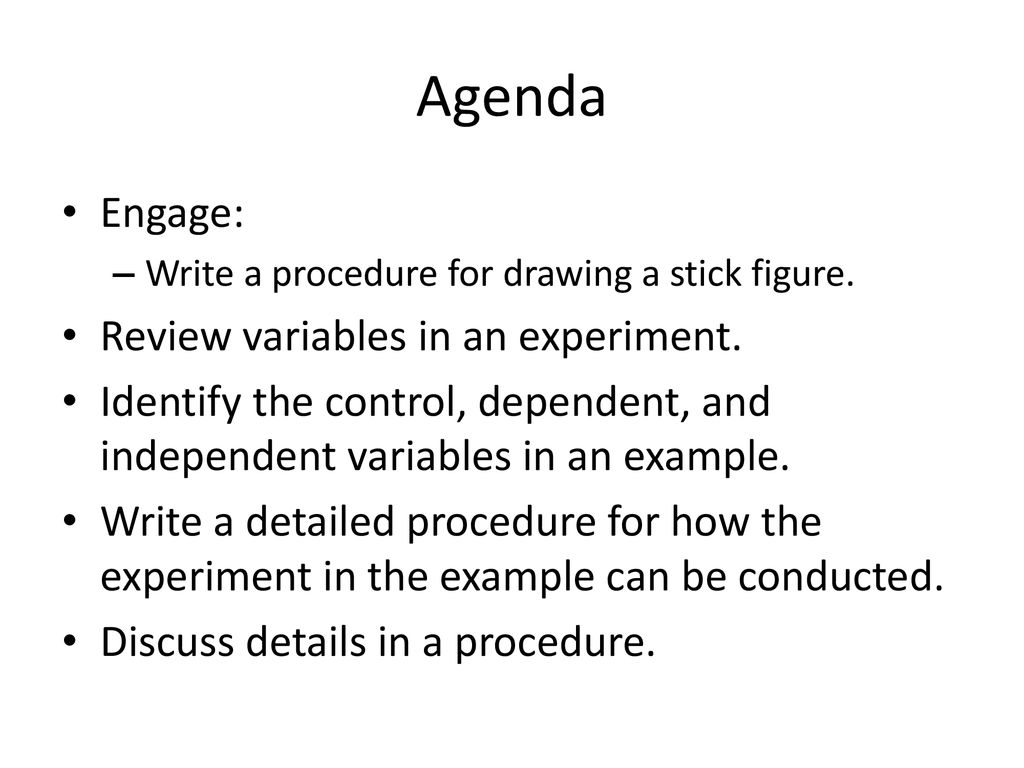 Writing a Good Procedure - ppt download