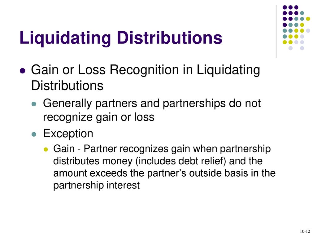 Partnership Liquidating Distributions Ash Hollywood Escort