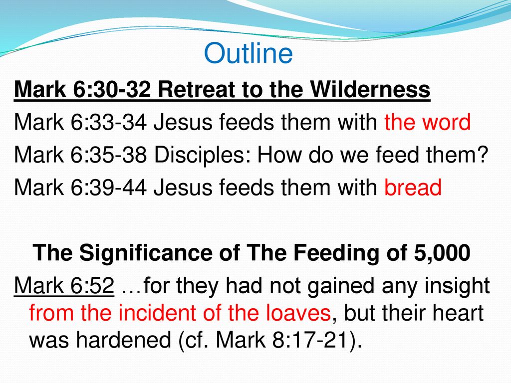 Mark 6:33-44 / The True Shepherd Of Israel Is Here! - ppt download