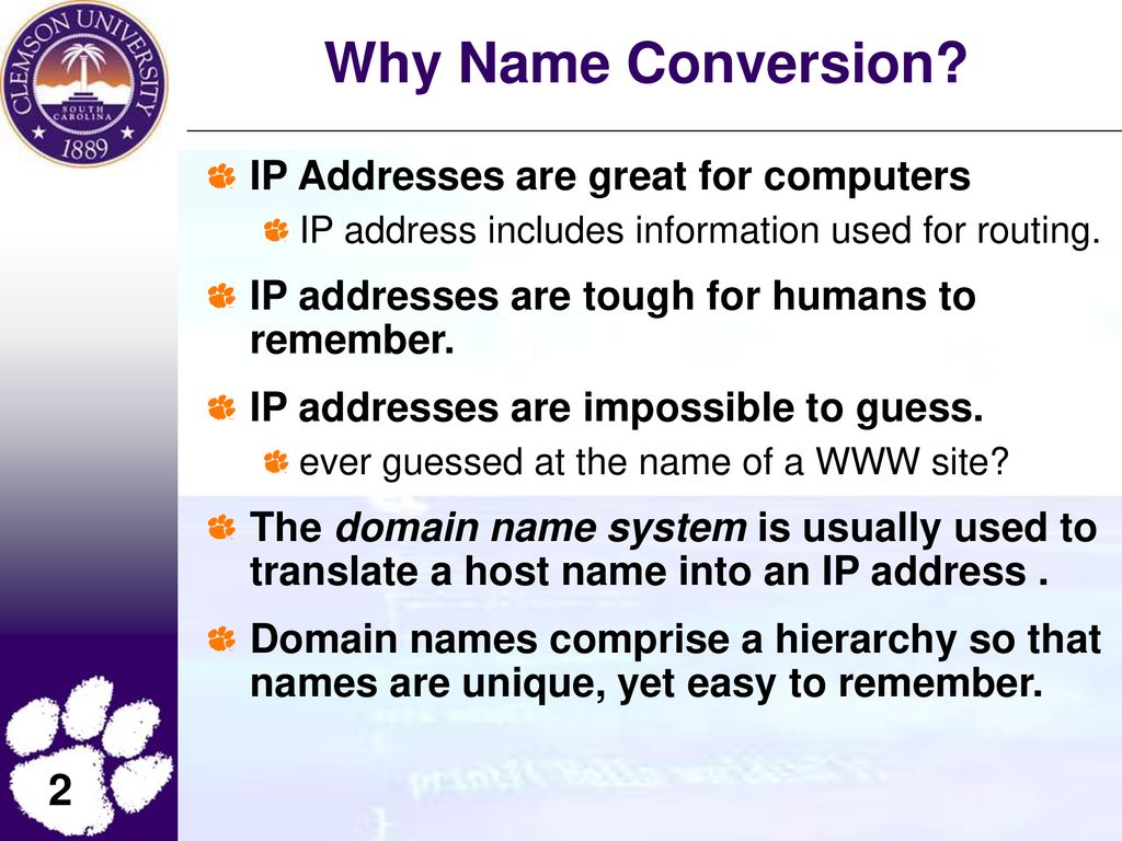 Why Name Conversion IP Addresses are great for computers