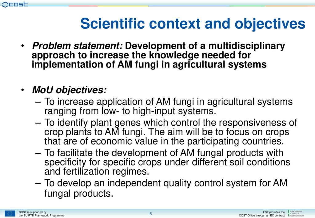 A Multidisciplinary Approach COST Action Ppt Download