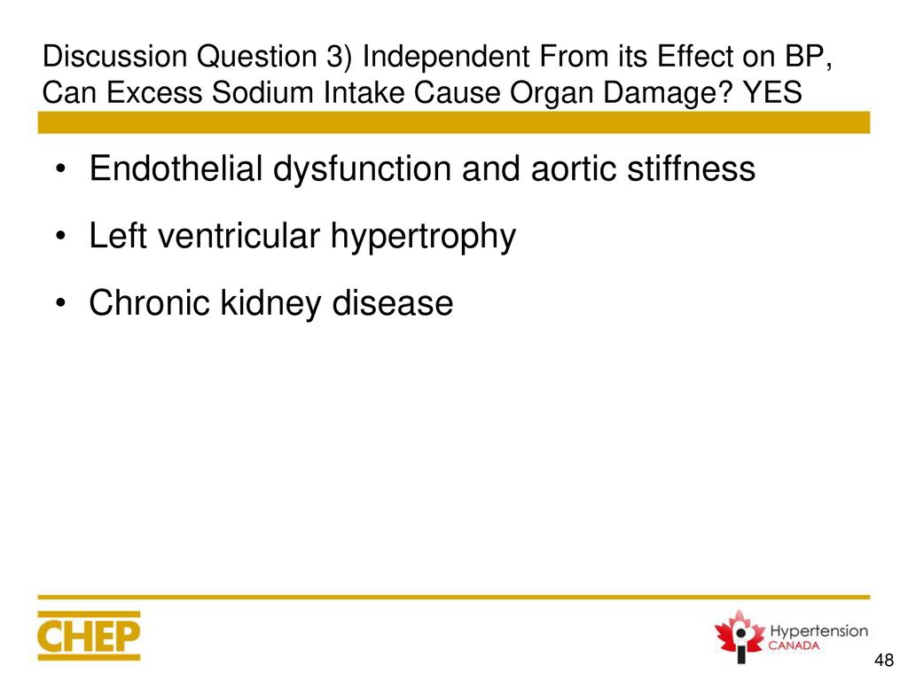 Endothelial dysfunction and aortic stiffness