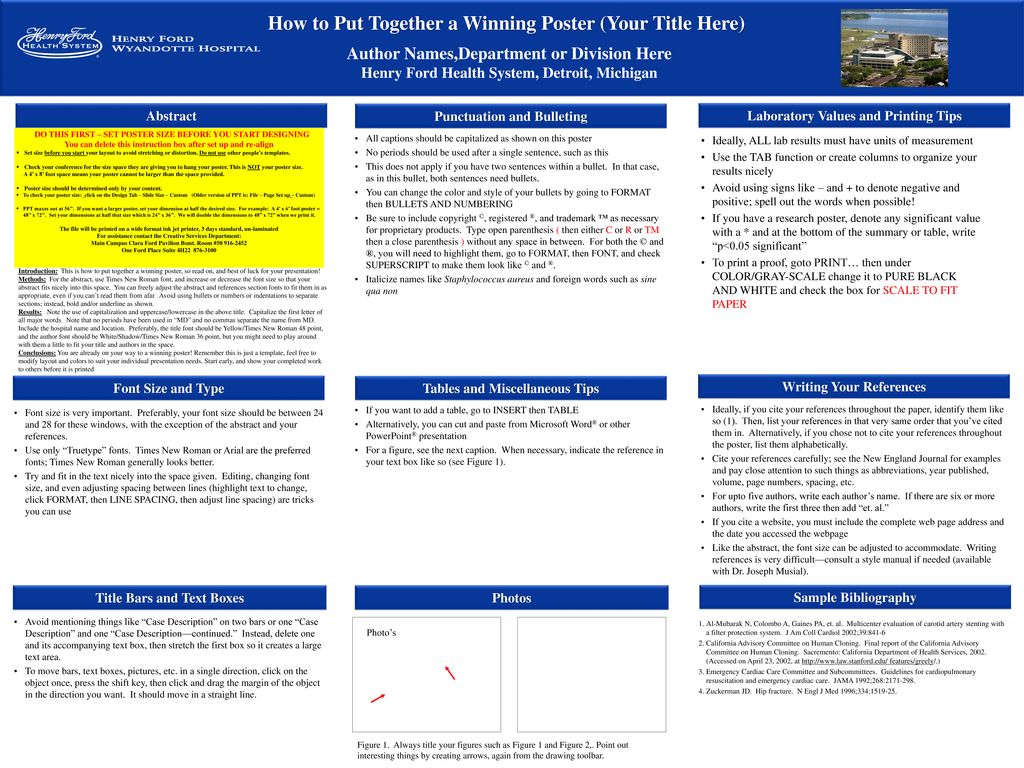 How To Put Together A Winning Poster Your Title Here Ppt Download
