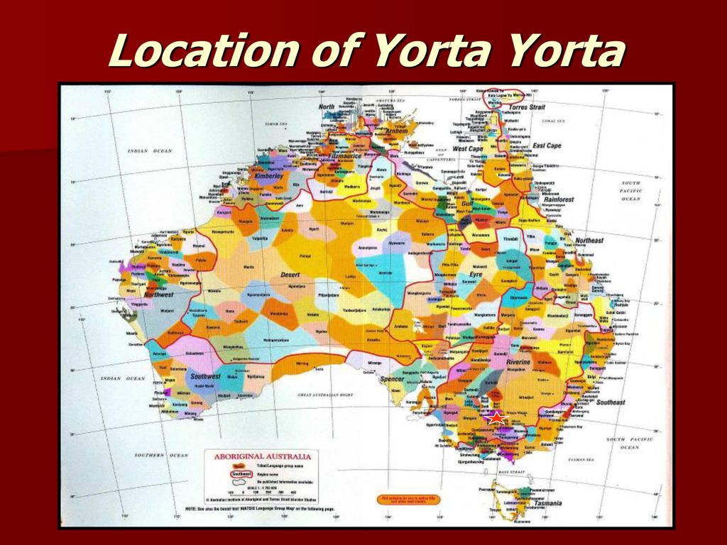Location of Yorta Yorta