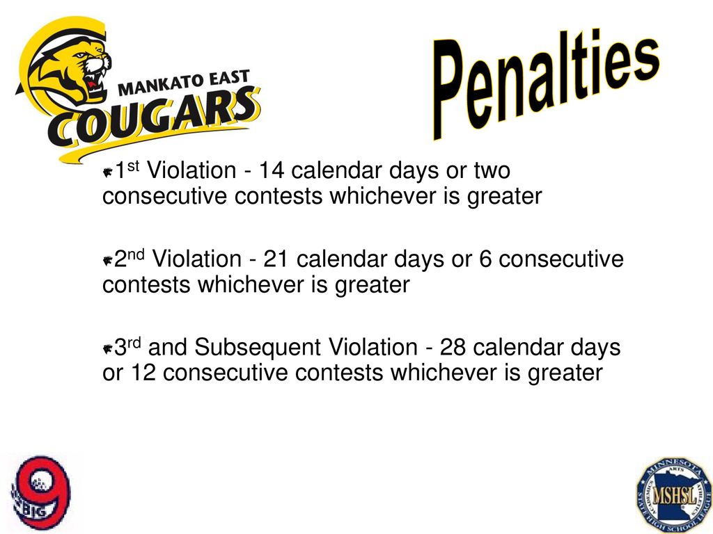 Presentation will be posted on Mankato East Activities Website ppt