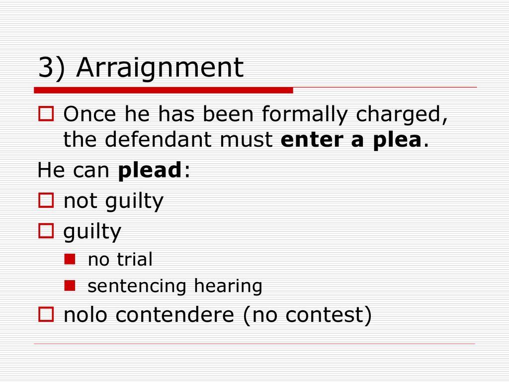 Pre trial proceedings ppt download