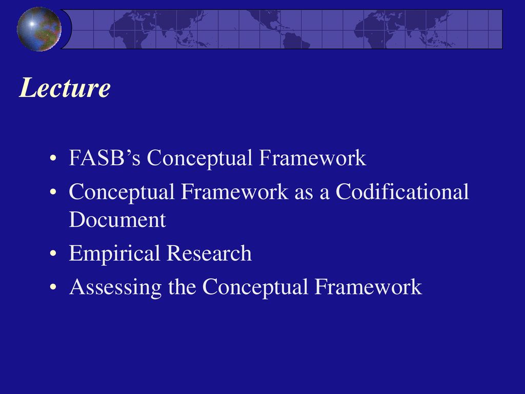 conceptual framework accounting theory