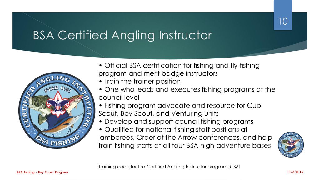 1 BSA Fishing Boy Scout Outdoor Program ppt download