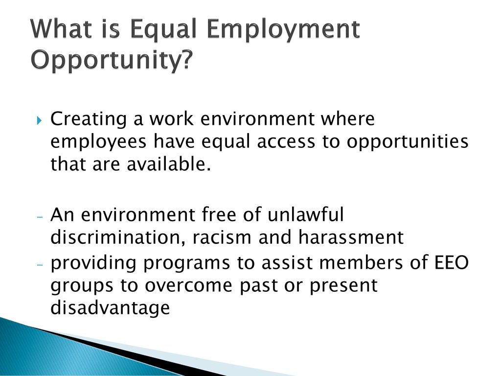 Equal Employment Opportunity (EEO) - ppt download