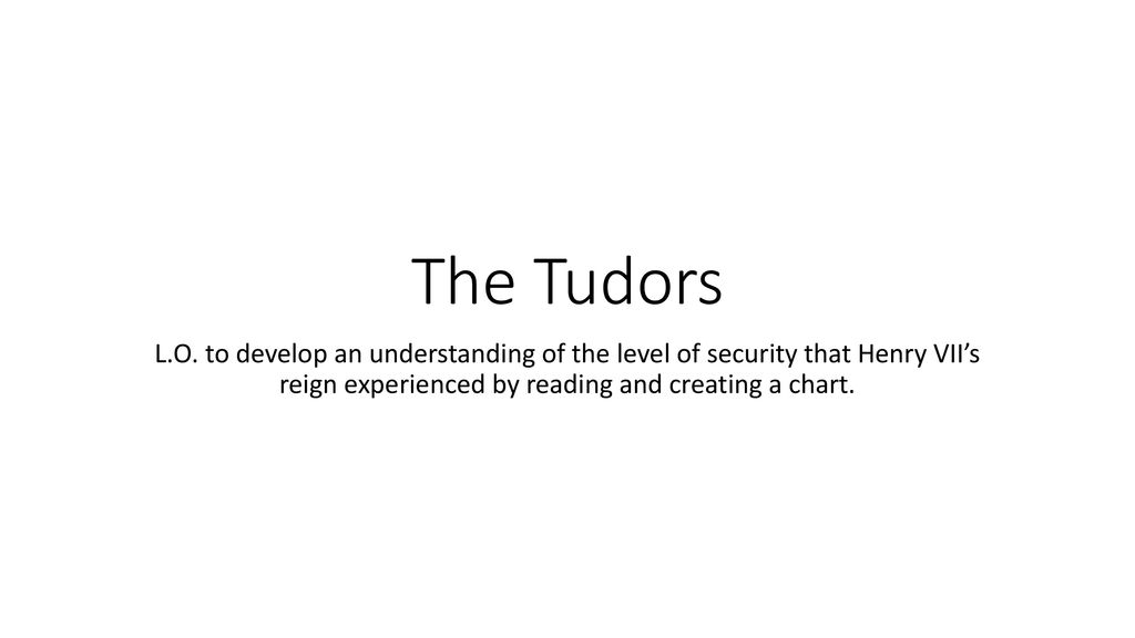 Tudor Succession Chart