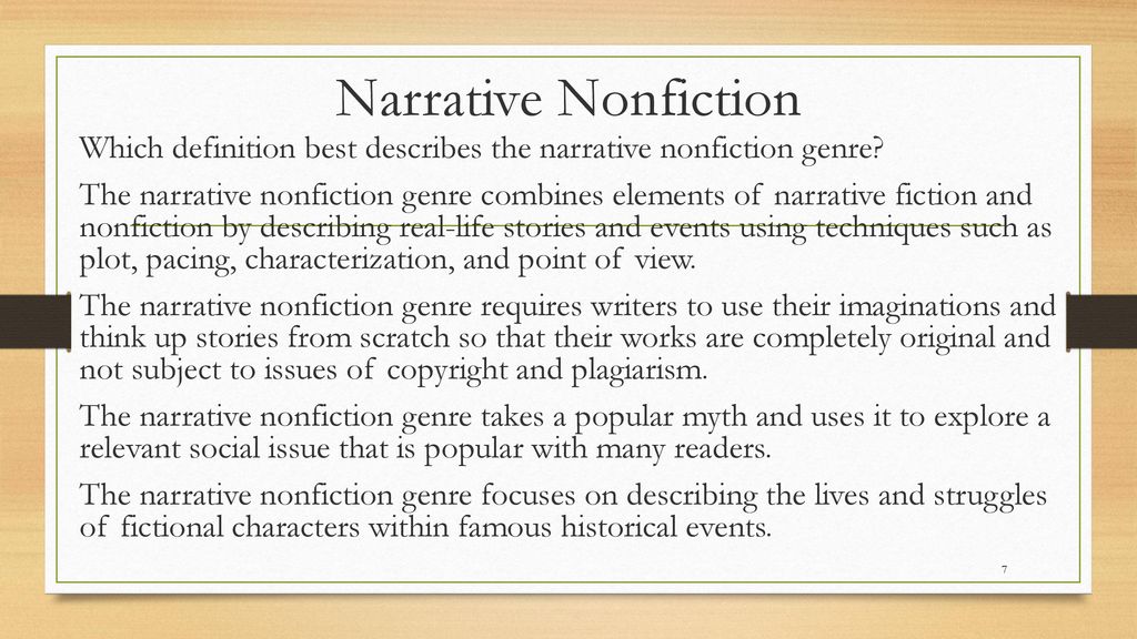 Elements of Creative Nonfiction - ppt download
