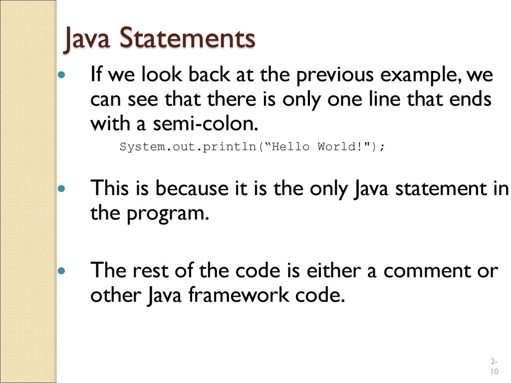 Intro to Java. - ppt download