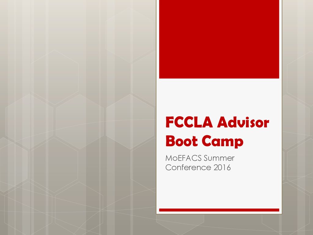 FCCLA Advisor Boot Camp