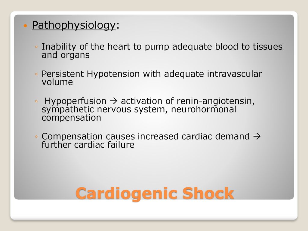 CARDIOGENIC, HYPOVOLEMIC, NEUROGENIC, ANAPHYLACTIC - ppt download