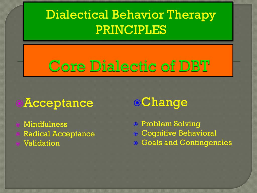 11dialectical Behavioral Training
