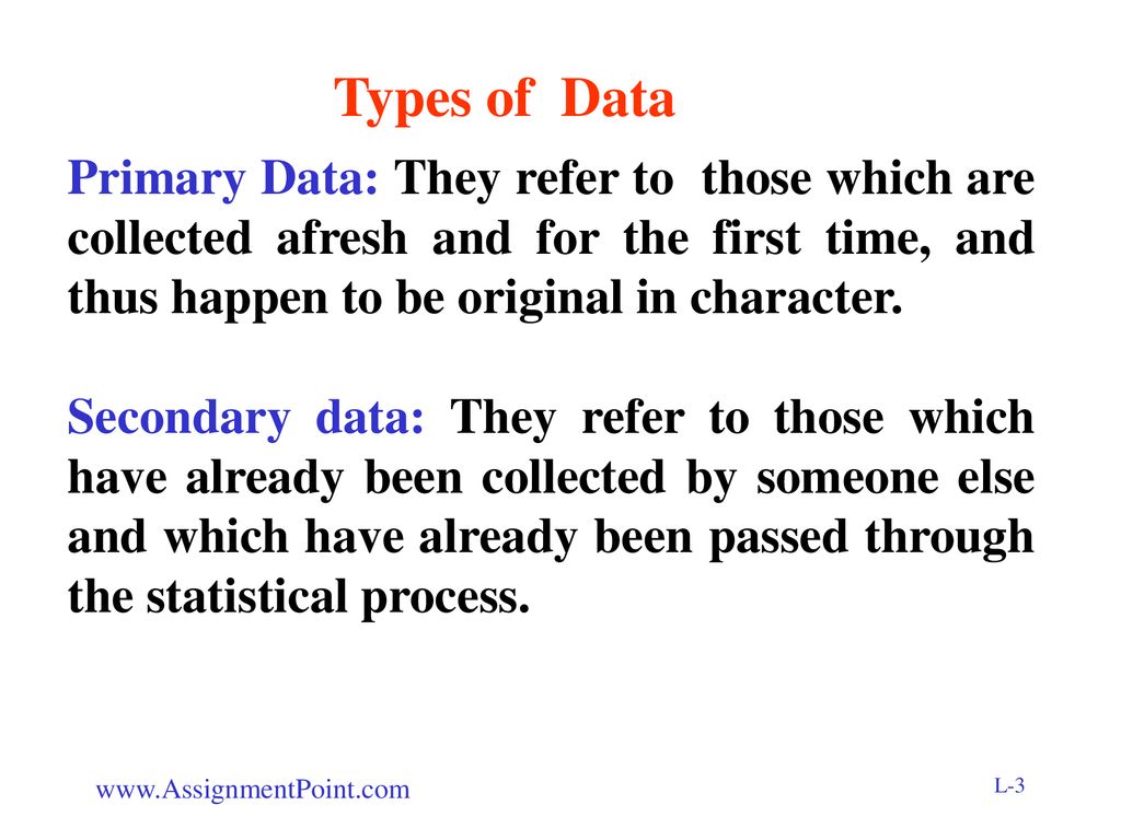 Methods of Data Collection - ppt download