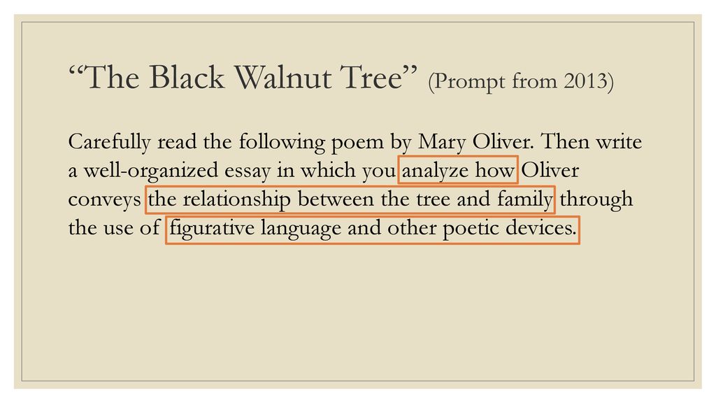 black walnut tree poem