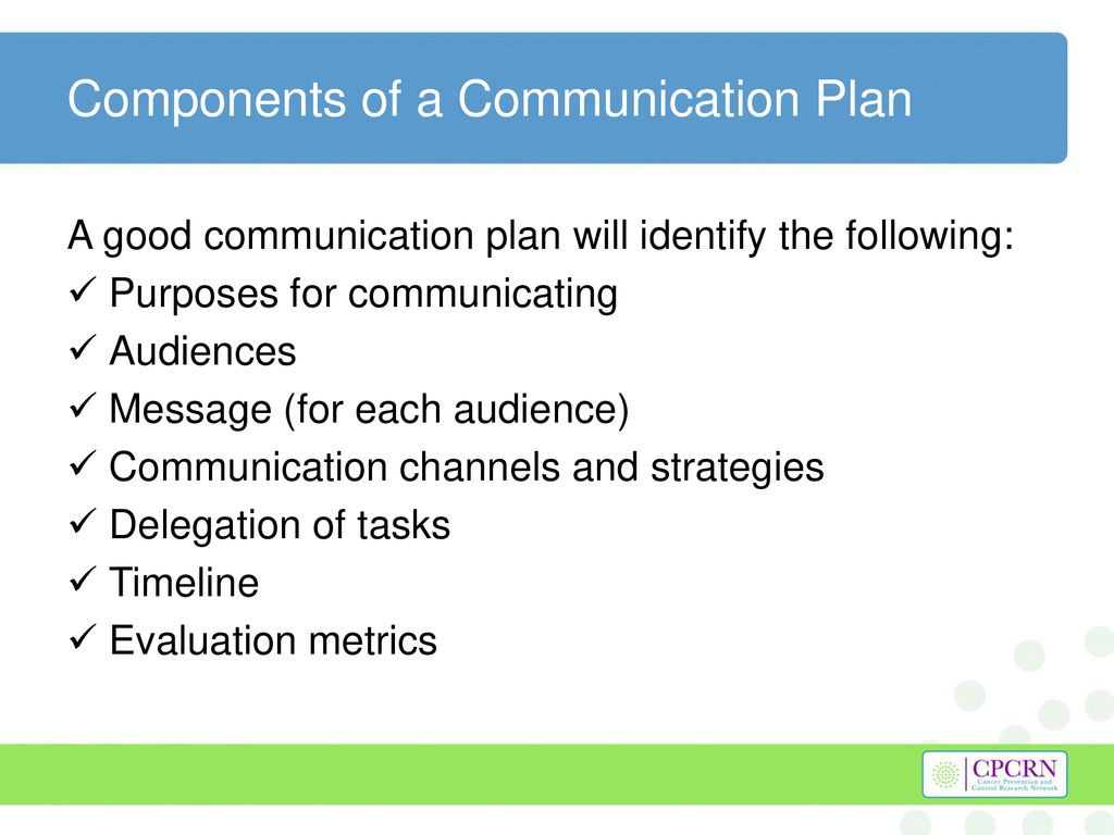 Creating A Communication Plan - Ppt Download