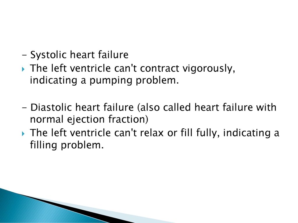 Heart Failure - Summary - ppt download