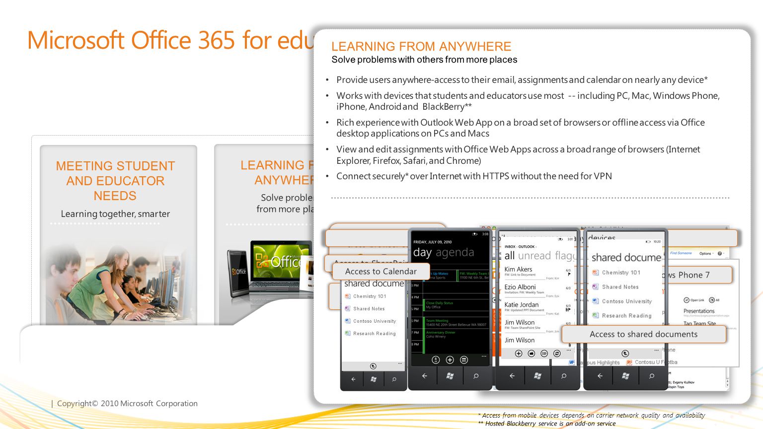 Microsoft Office 365 for education Value