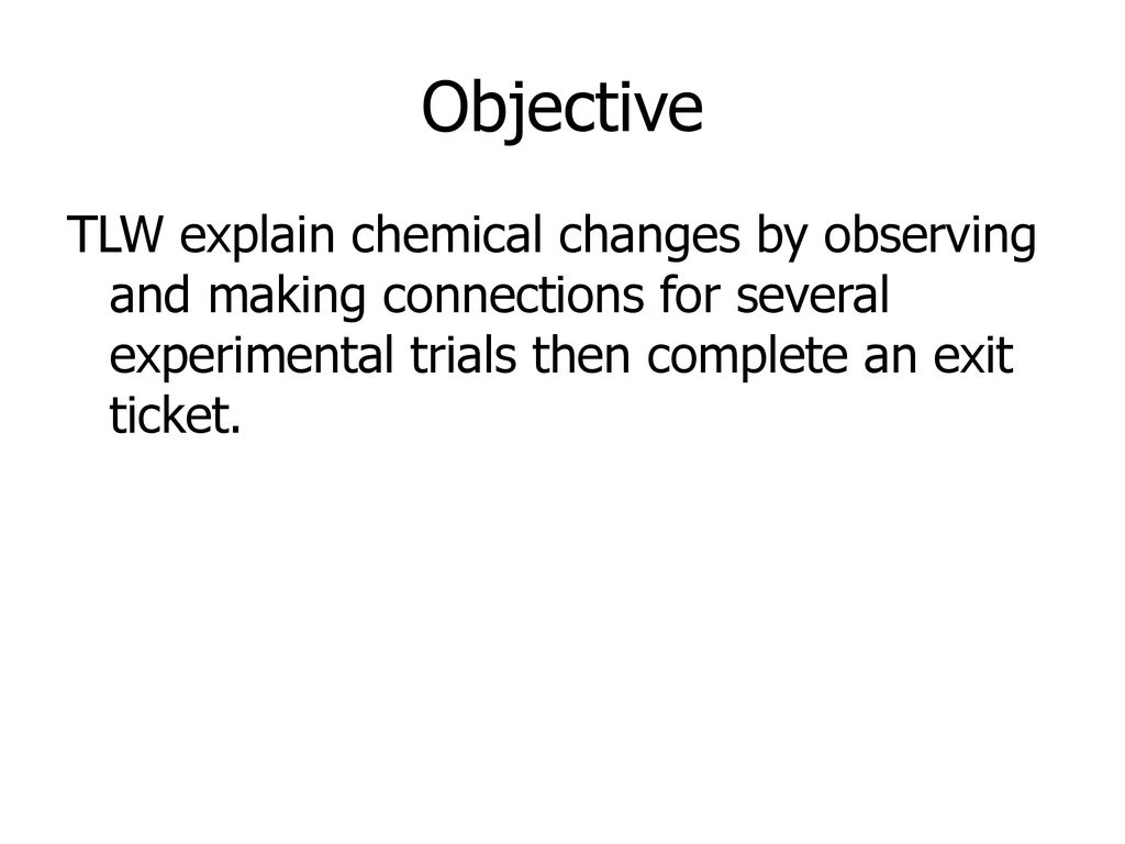 Activity Page Chemical Change Lab Ppt Download