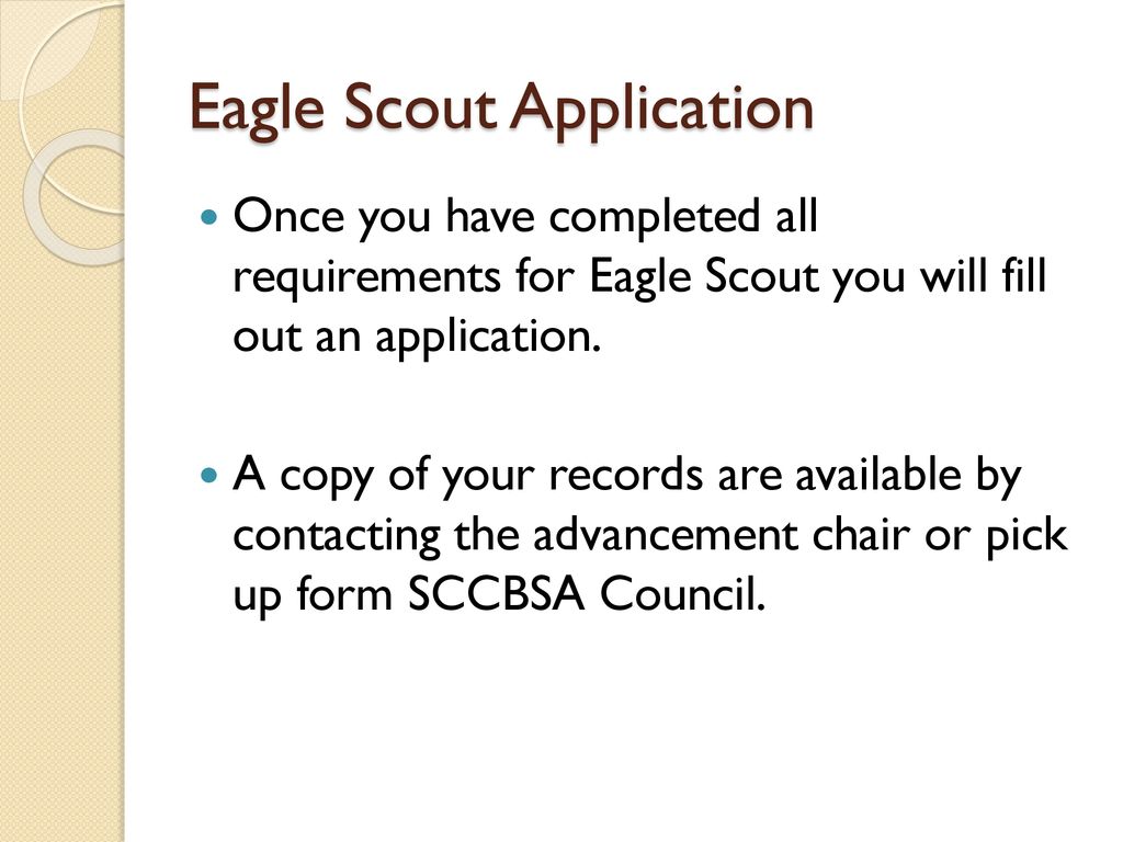 Life to Eagle Scout Presentation ppt download