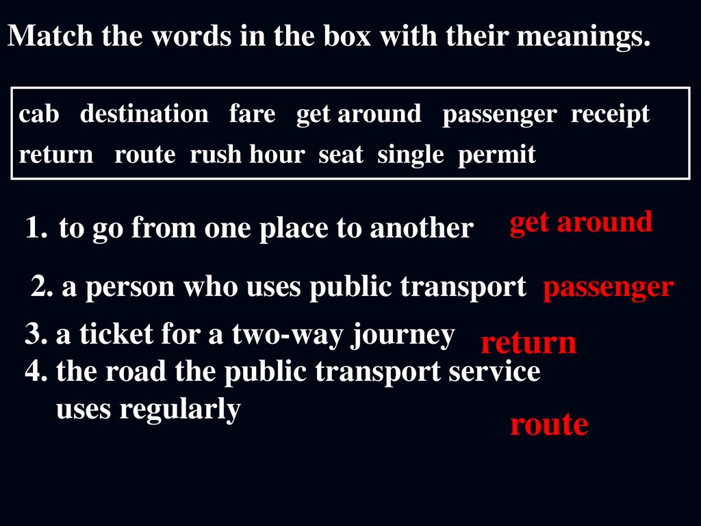 Module 2 Traffic Jam Introduction Reading & Vocabulary ppt download