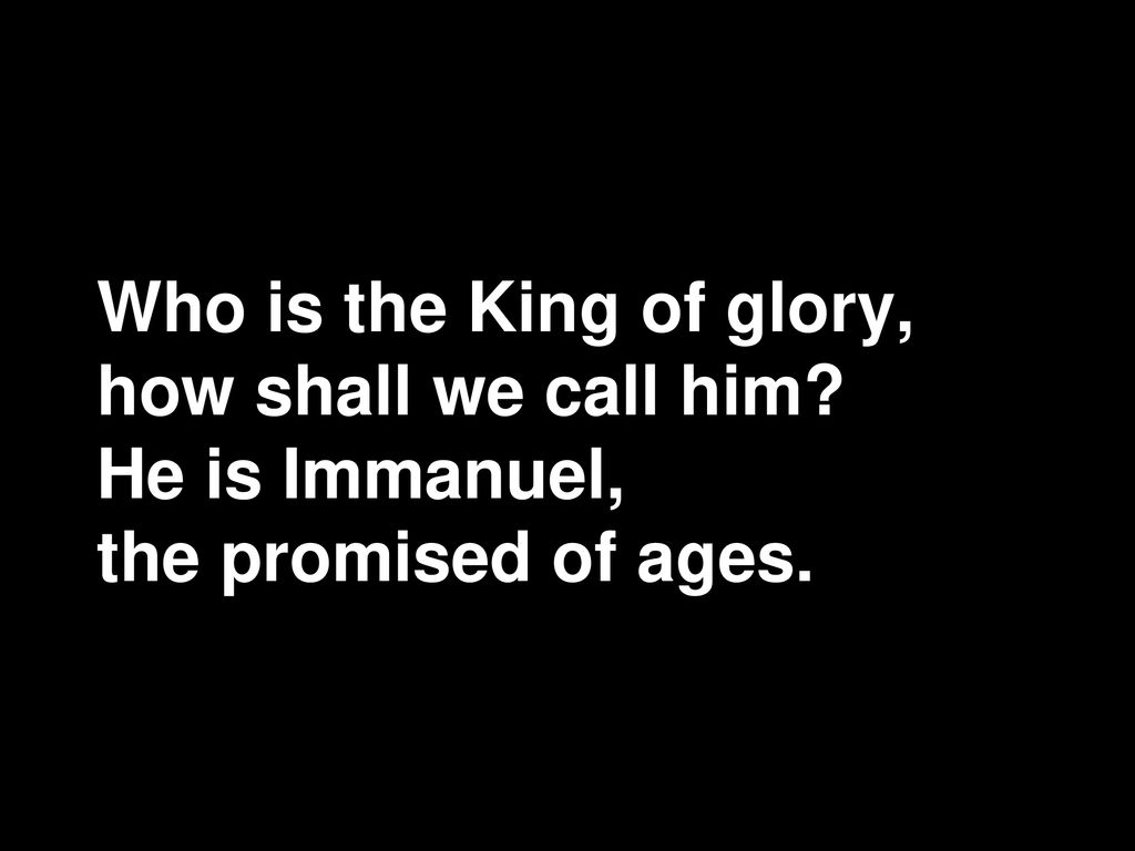 TIS 279 “The King of glory comes” Willard Francis Jabusch Reproduced