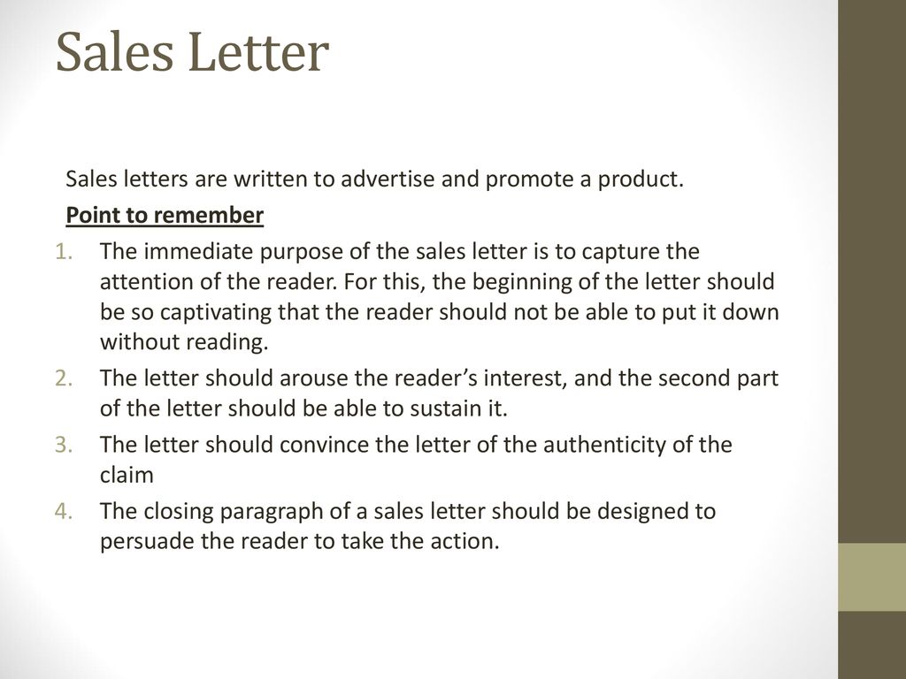 Letter Writing Ppt Download