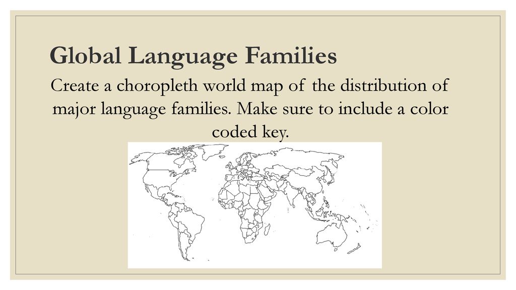 Language AP Human Geography 10 Ppt Download   Global Language Families 