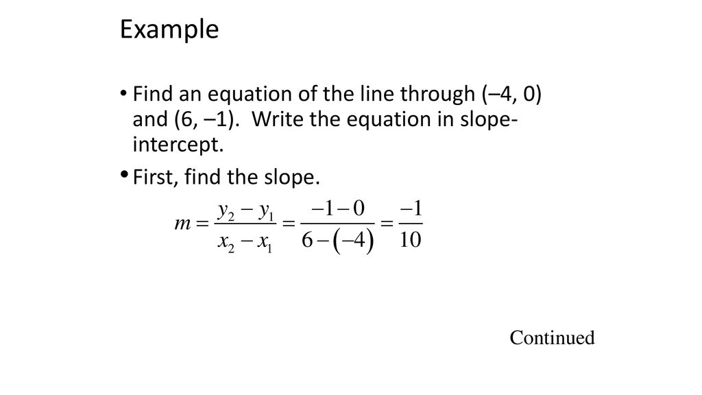 Writing equations 10 17 ppt download