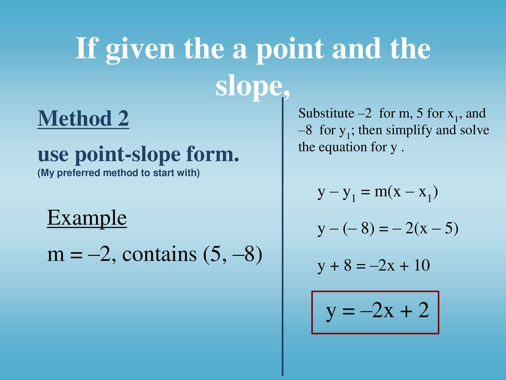 Flashback 13 6 13 7 Part 1 Graphing Equations Of Lines Writing Equations Of Lines Geometry Honors Watanabe Point Slope Slope Intercept Standard Ppt Download