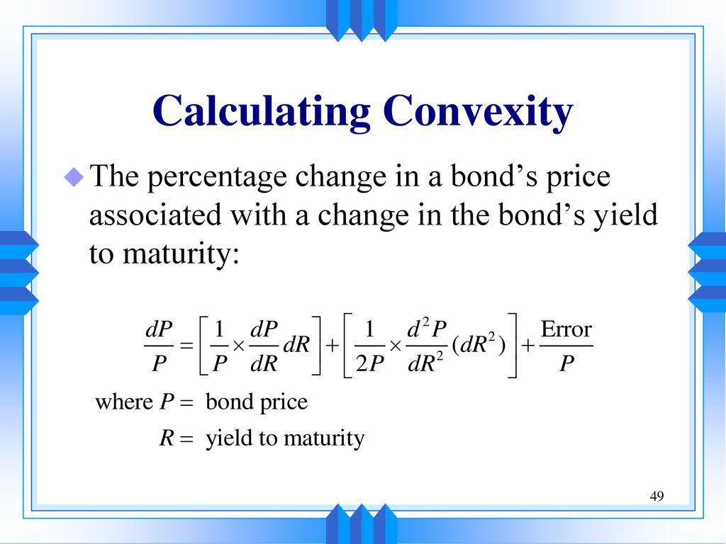 Calculating Convexity