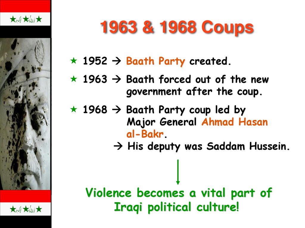 Violence becomes a vital part of Iraqi political culture!