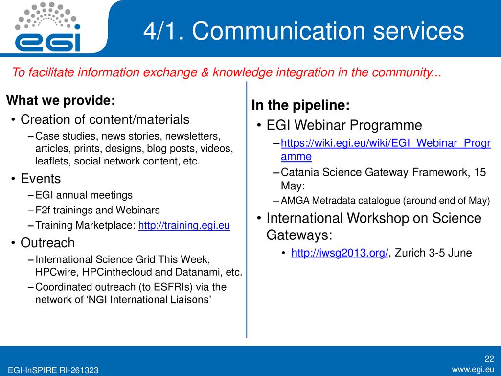 Gergely Sipos EGI.eu Technical Outreach Manager - ppt download