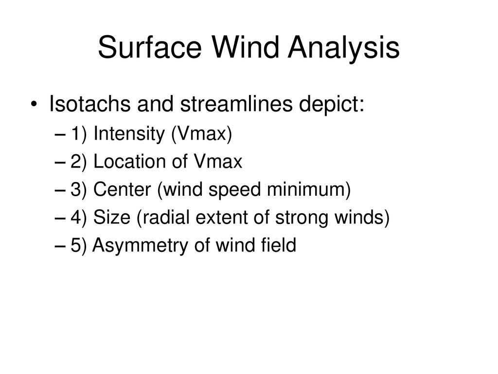 Training session satellite applications on tropical cyclones ppt