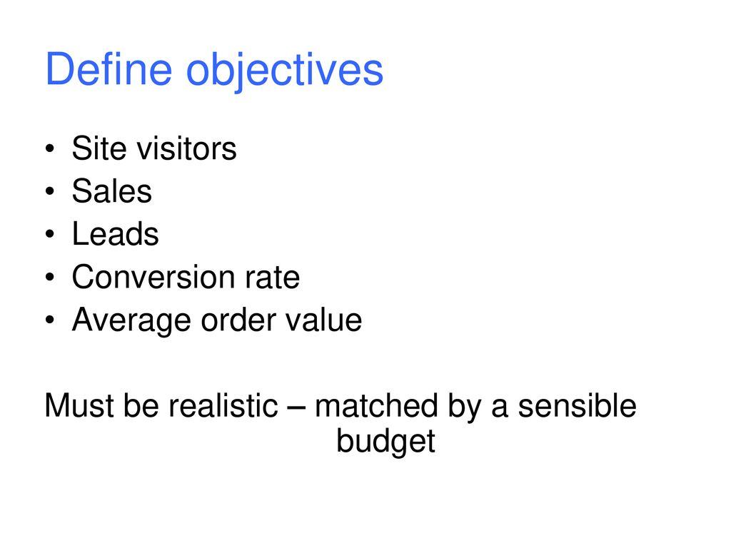 Website marketing and optimisation techniques ppt download